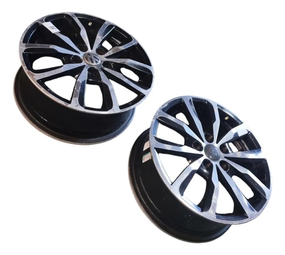 Par roda aro 15 5×100 liga leve VW Polo 2007 2008 2009 2012 2