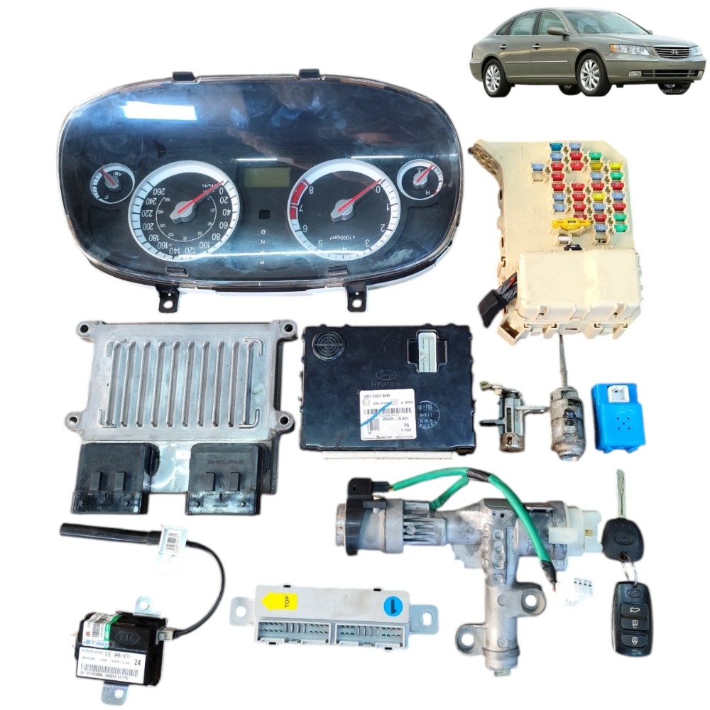 Kit Code Módulo Injeção Hyundai Azera 3.3 V6 2007 2008 1