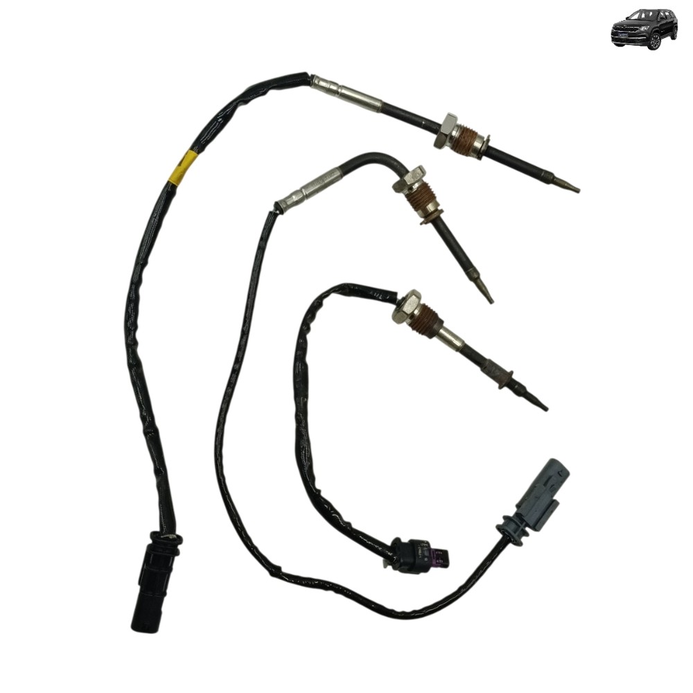 Jogo sonda oxigênio catalisador jeep commander diesel 2022