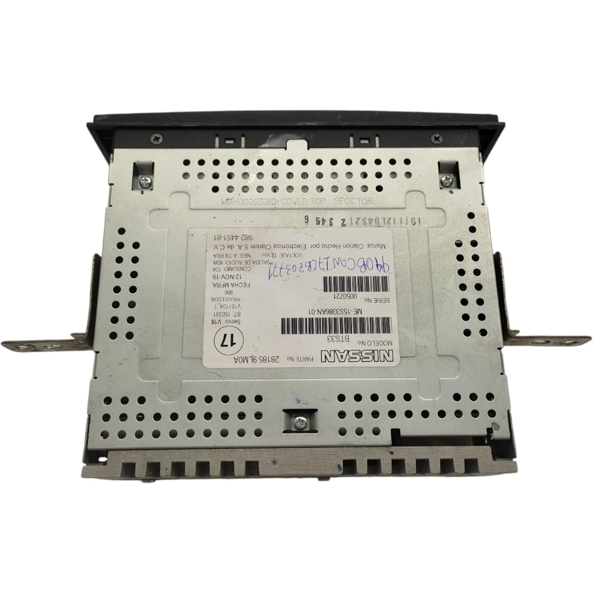 Rádio Som Usb Original Nissan Versa March 16 2017 2018 2019 3