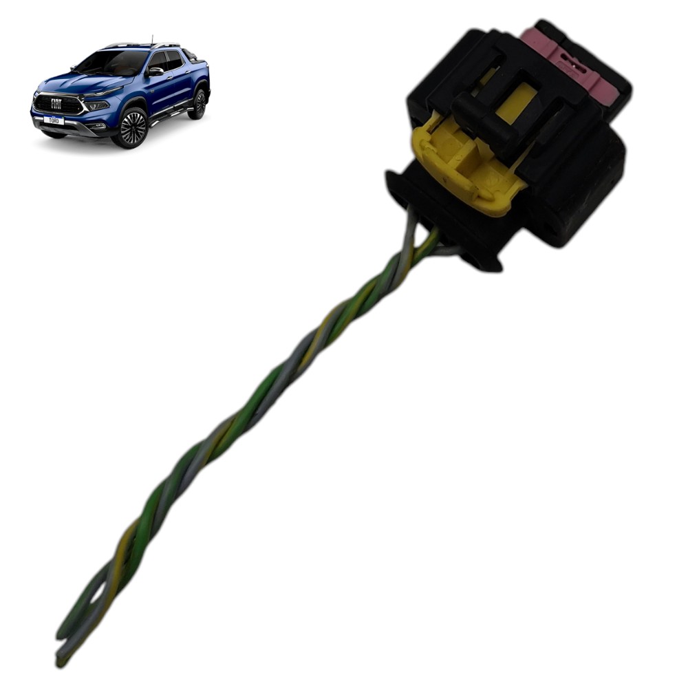 Plug conector sensor pressão diferencial Fiat toro 2.0 2025 1