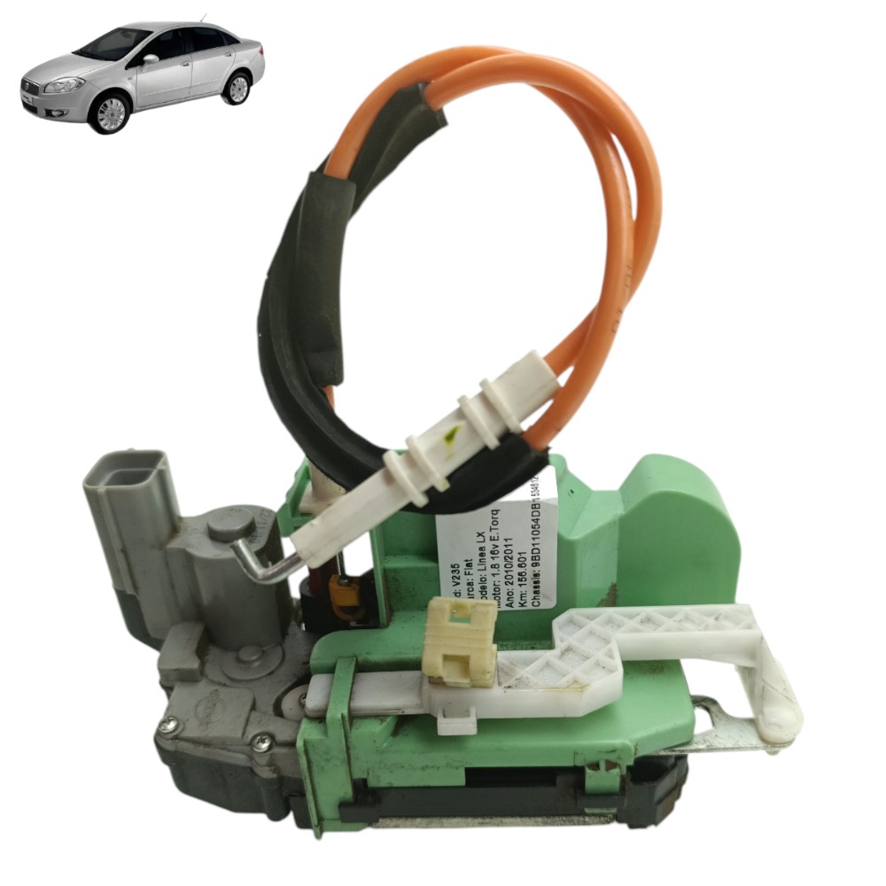 Fechadura Porta Traseira Esquerda Fiat Linea 2009 2010 2011 1
