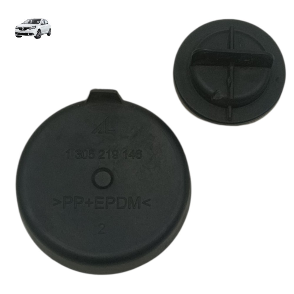 Kit Tampa Vedação Soquete Pisca Farol Renault Sandero 2016 Preto