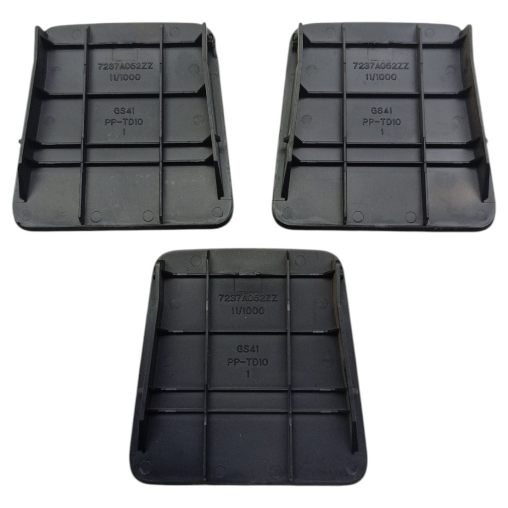 Jogo Acabamento Tampão Porta Malas Mitsubishi Lancer 2014 15 Preto 3