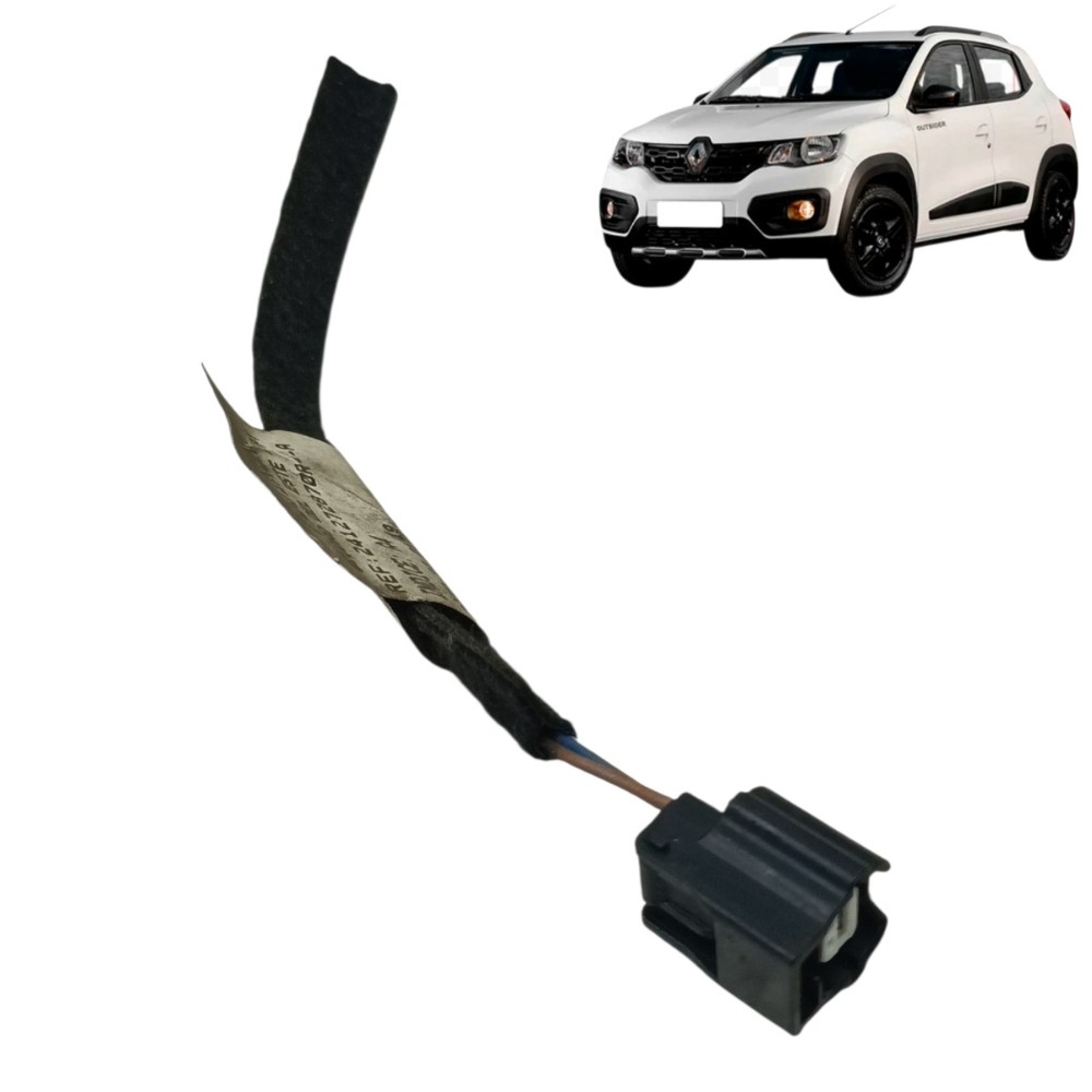 Plug Conector Fechadura Traseira Direita Renault Kwid 2020