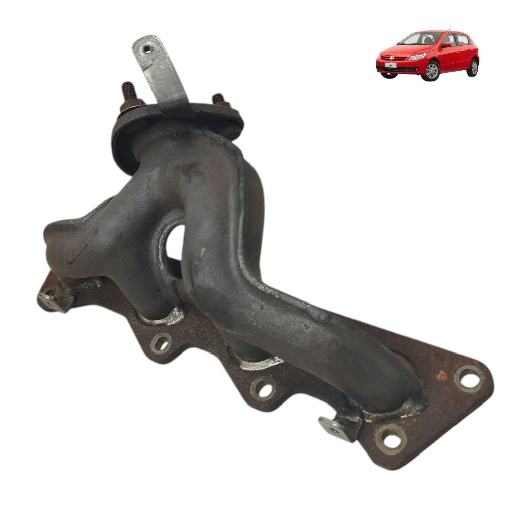 Coletor escape VW Gol G4 1.0 2013 2012 2011 2010 2009 2008