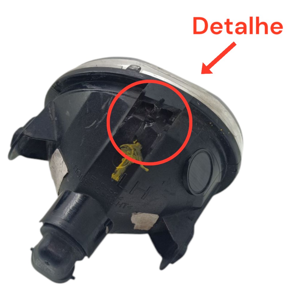Farol Milha Esquerdo Com Detalhe Gm Prisma Onix 2014 2015 Branco 2
