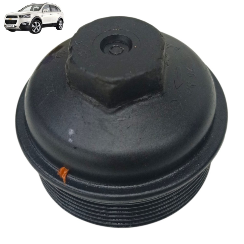 Tampa filtro óleo motor gm Captiva 2.4 2012 2013 2014