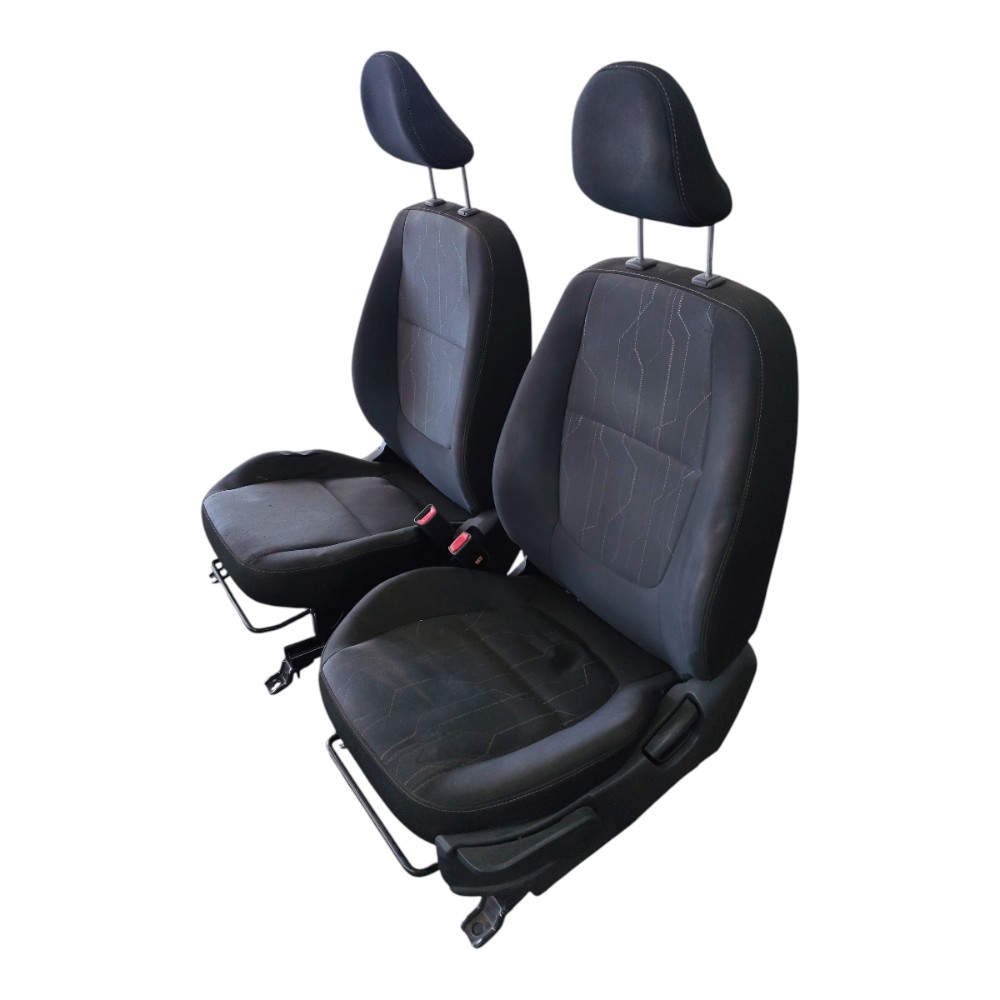 Jogo Banco Tecido Kia Picanto 2016 2015 2014 2013 2012 2011 Preto 3