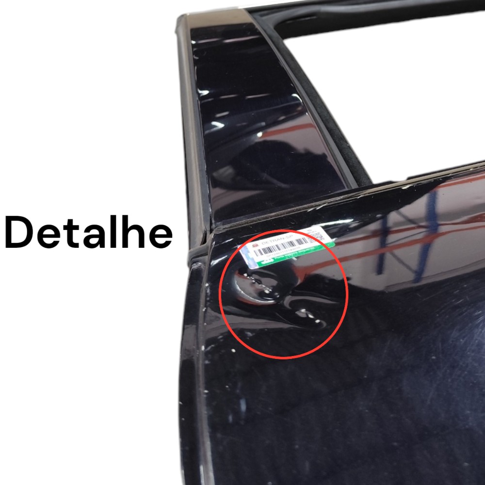 Porta traseira esquerda VW Tiguan 2012 2013 2014 15 detalhe 4