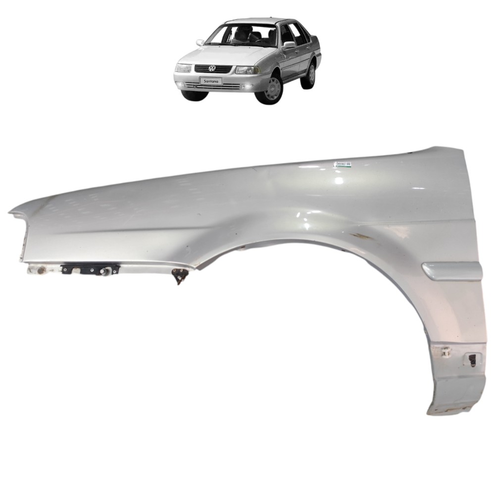Paralama esquerdo VW Santana 2000 2001 2002 2003 detalhes 1