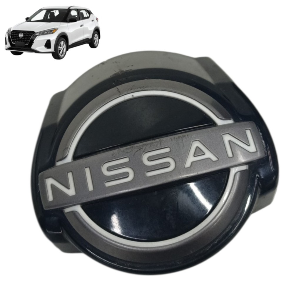 Emblema Tampa Traseira Nissan Kicks 2024 2023 2022 Preto