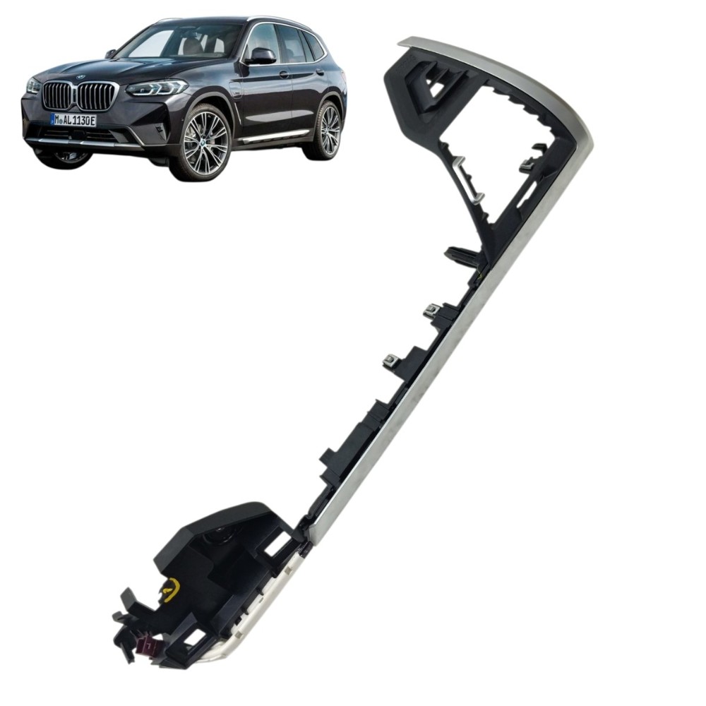 Acabamento Direito Painel Bmw X3 Híbrida 2022 2023 2024 Preto/prata Moldado