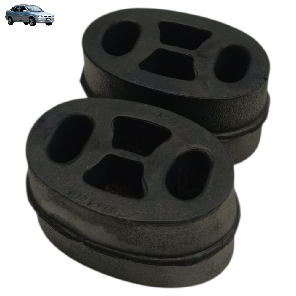 Par Coxim Fixacao Escapamento Gm Classic 2007 2