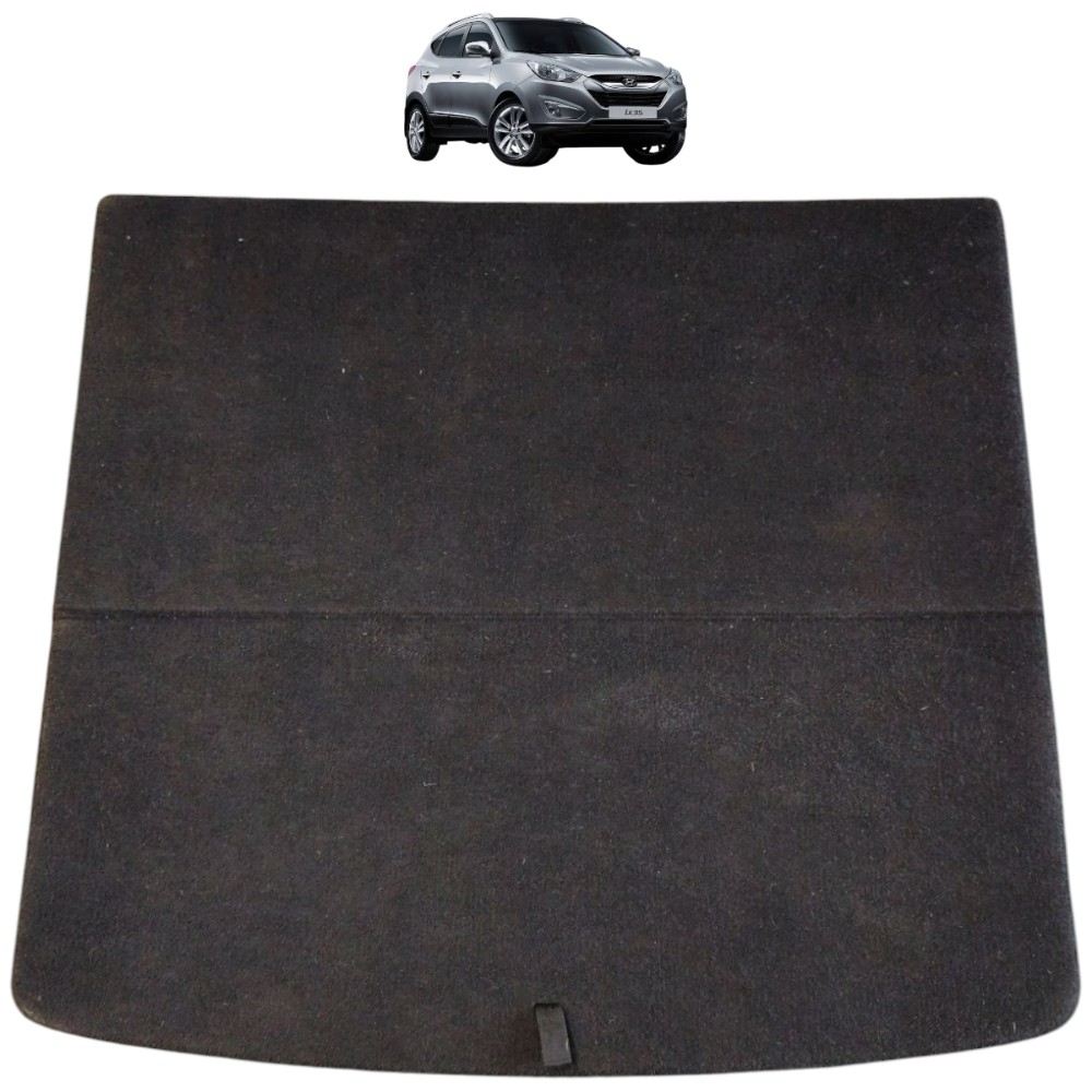 Tampão Assoalho Porta Malas Hyundai Ix35 2011 2012 2013 2014 Preto 1
