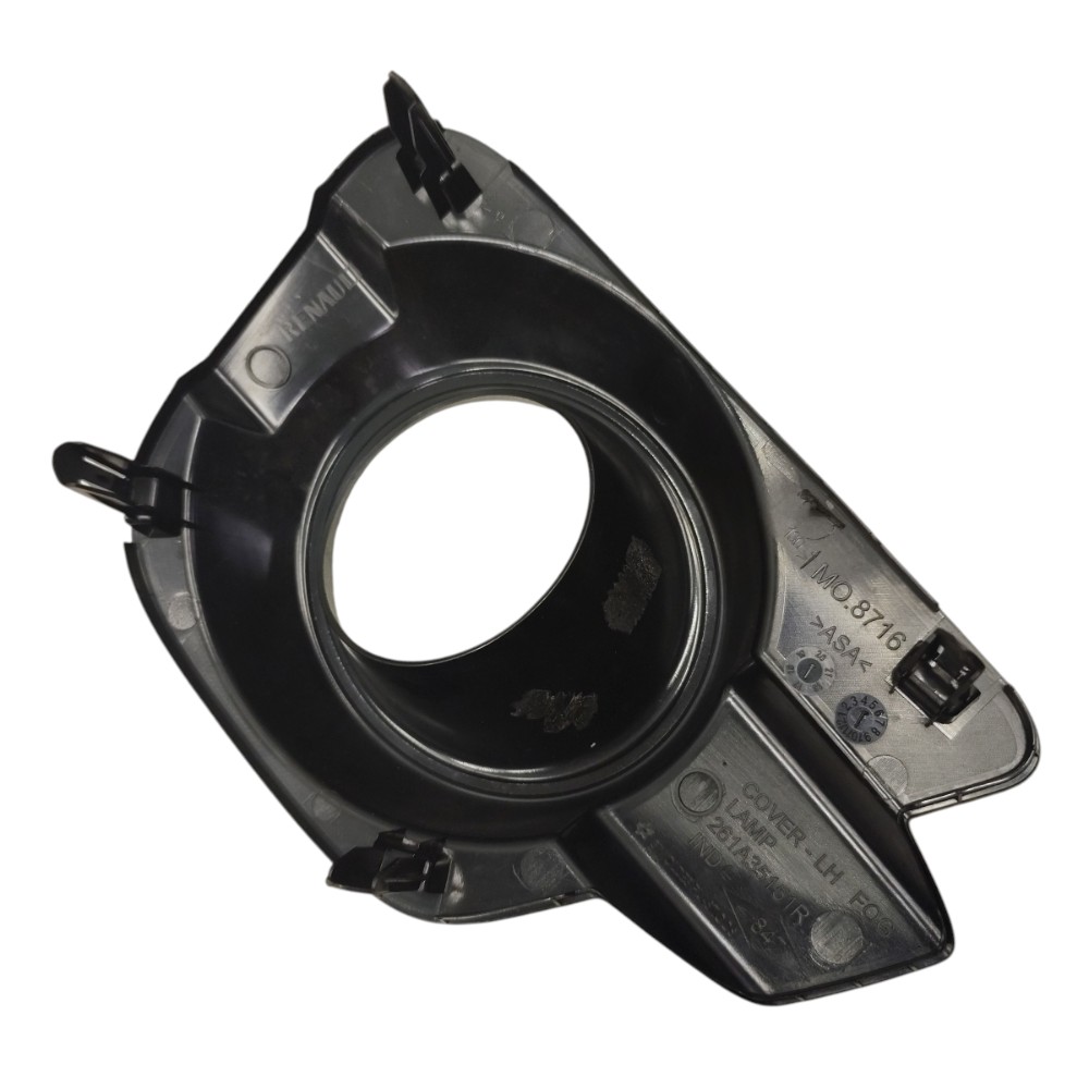 Grade moldura farol milha esquerdo Renault kwid 2021 2020 19 3