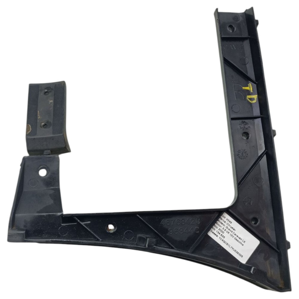 Guia Parachoque Traseiro Lado Direito Grand Caravan 1999 00 3