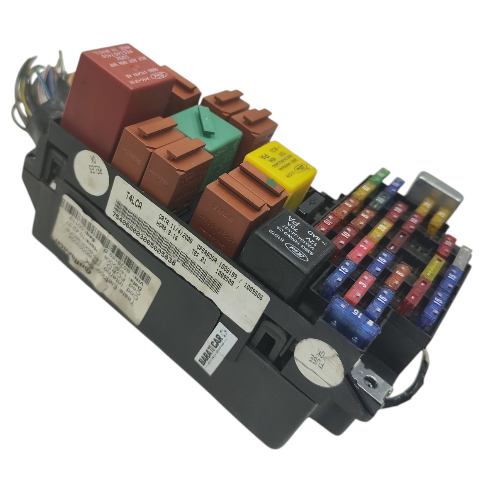 Caixa fusível Ford Ka 1.0 Zetec Rocam 2008 2009 2010 2011 12 3