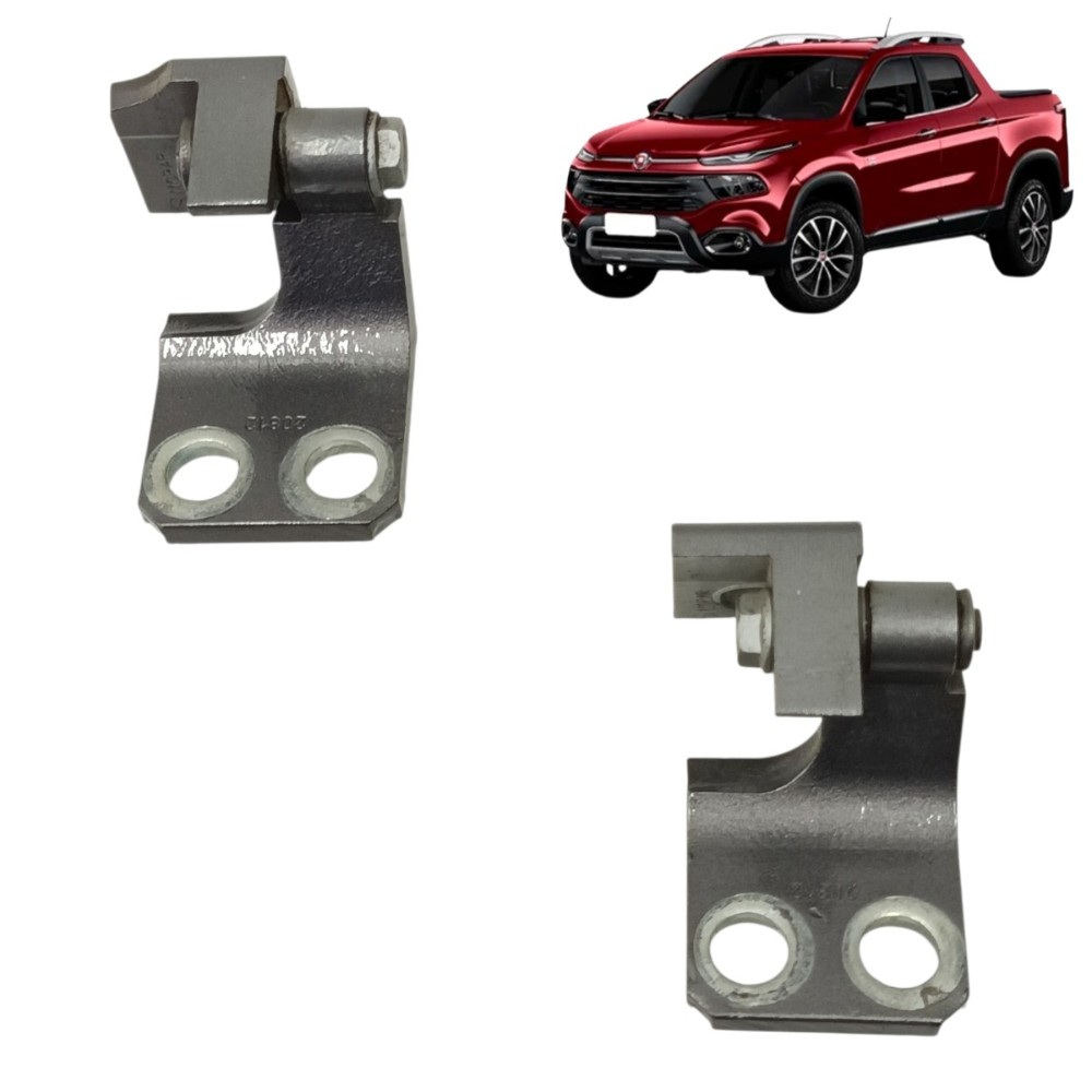 Par dobradiça porta traseira esquerda Fiat toro 2021 2020