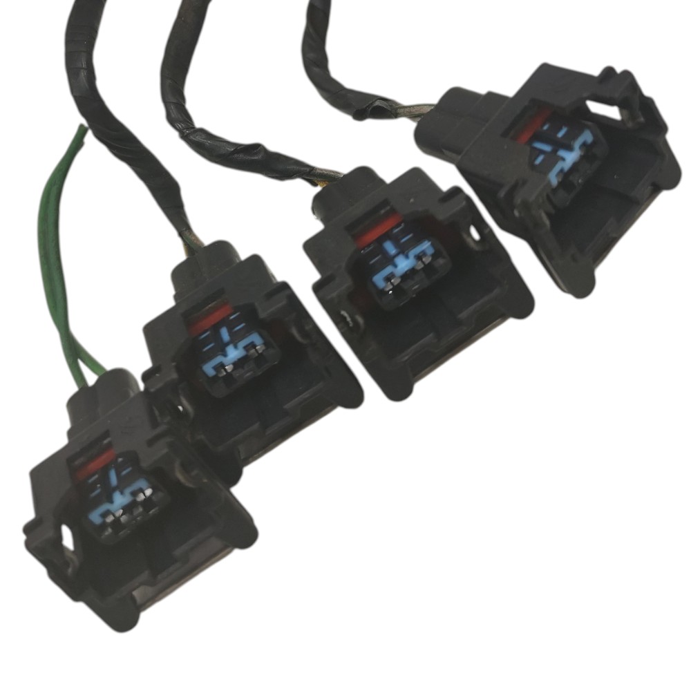 Jogo plug conector bico injetor ford ka 1.0 flex zetec 2008 2