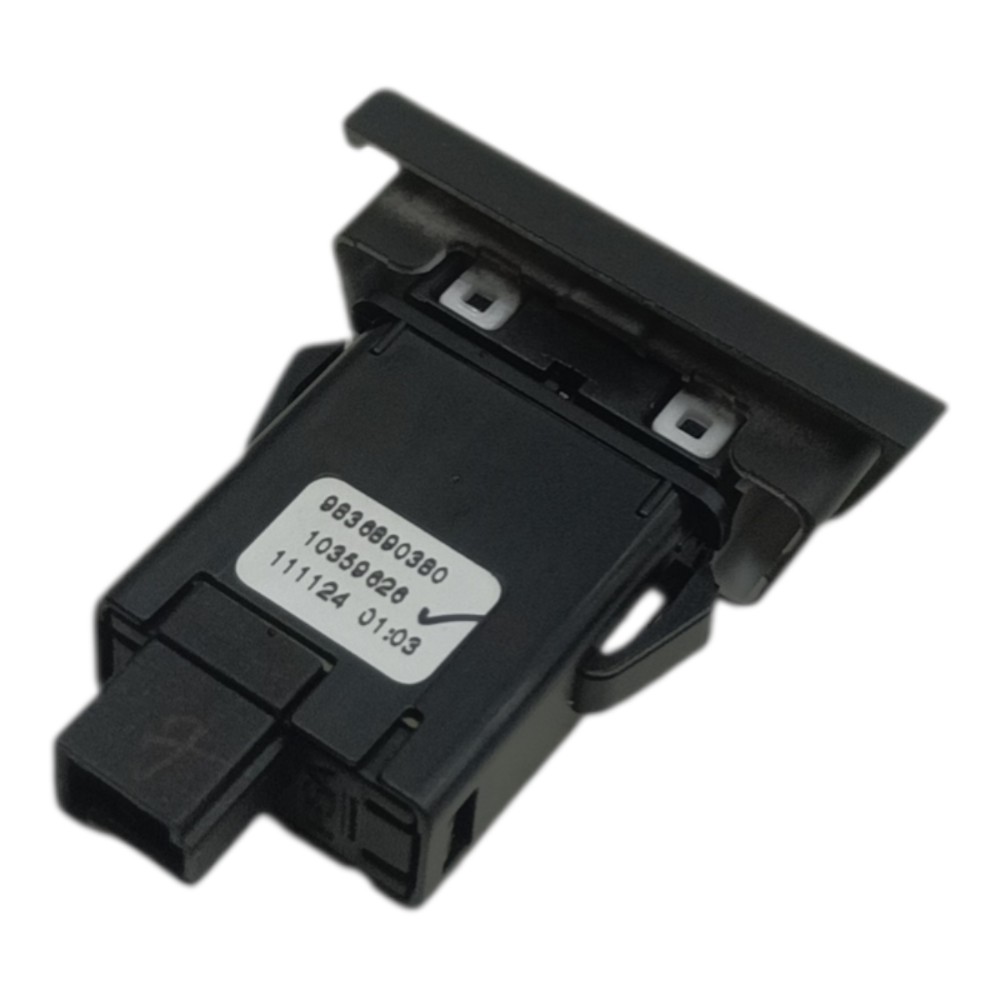 Botão Pisca Alerta Painel Citroen Basalt 2025 2024 Preto 3