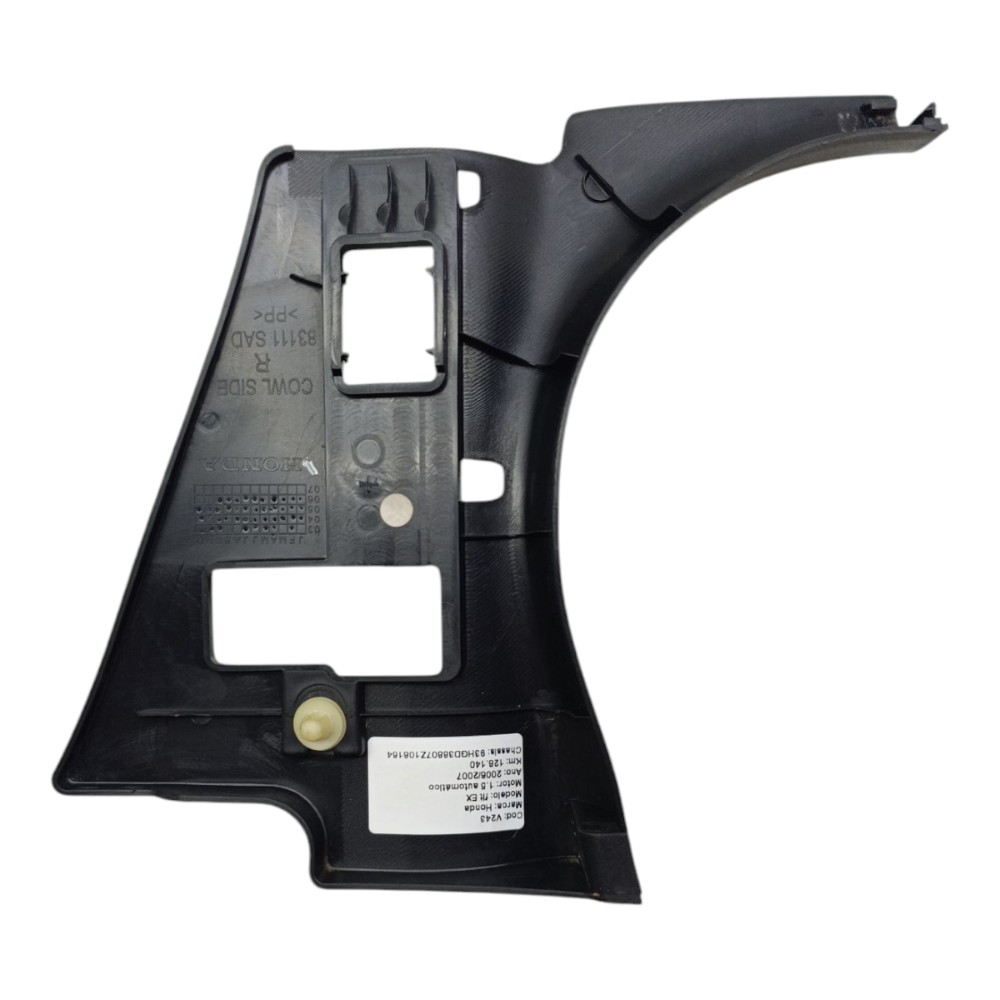 Acabamento Soleira Dianteira Esquerda Honda Fit 2006 2007 08 7