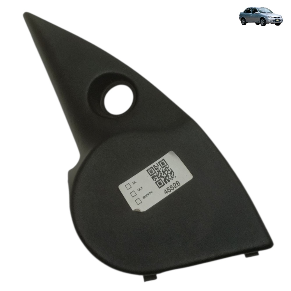 Acabamento Interno Esquerdo Retrovisor Gm Corsa Classic 2007 Preto