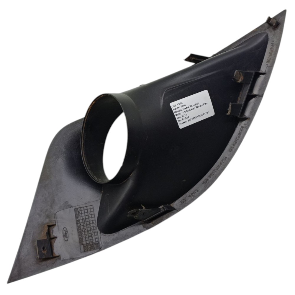 Moldura Farol Milha Direito Ford Fiesta 2011 2012 2013 2014 Preto Direito 4
