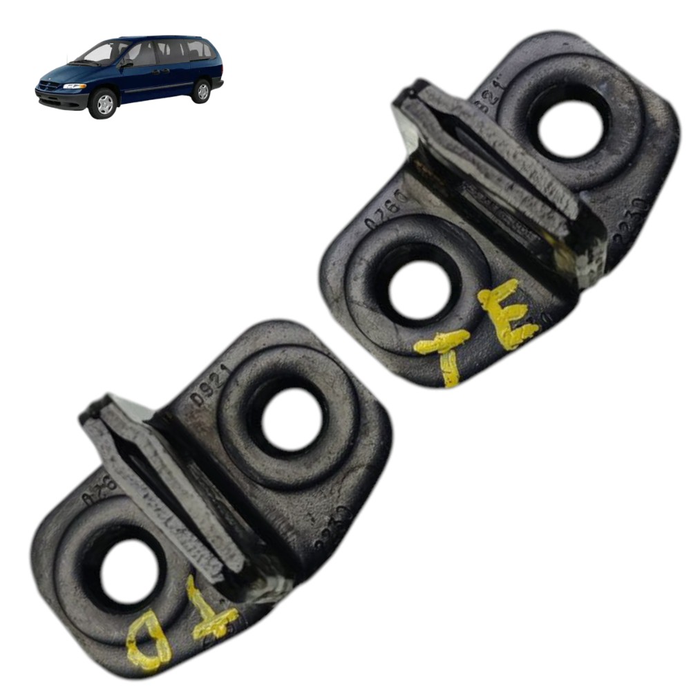 Par batente porta traseira Chrysler Grand Caravan 1999 2000 1