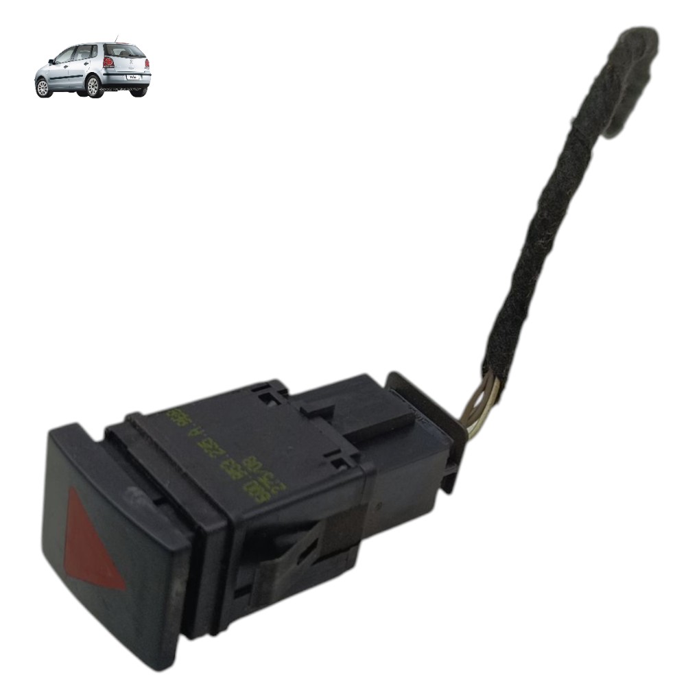 Botão Pisca Alerta Vw Polo 2006 2007 2008 2009 2010 2011 1