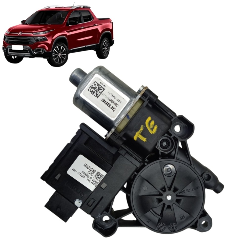 Motor vidro porta traseira esquerda fiat toro 2021 2020 2019