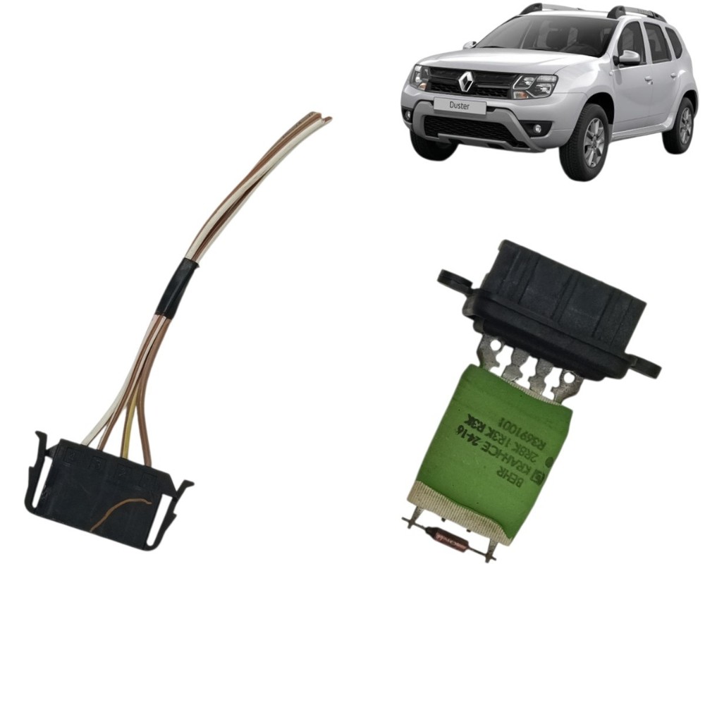 Resistência ventilação interna Renault Duster 2014 até 2020