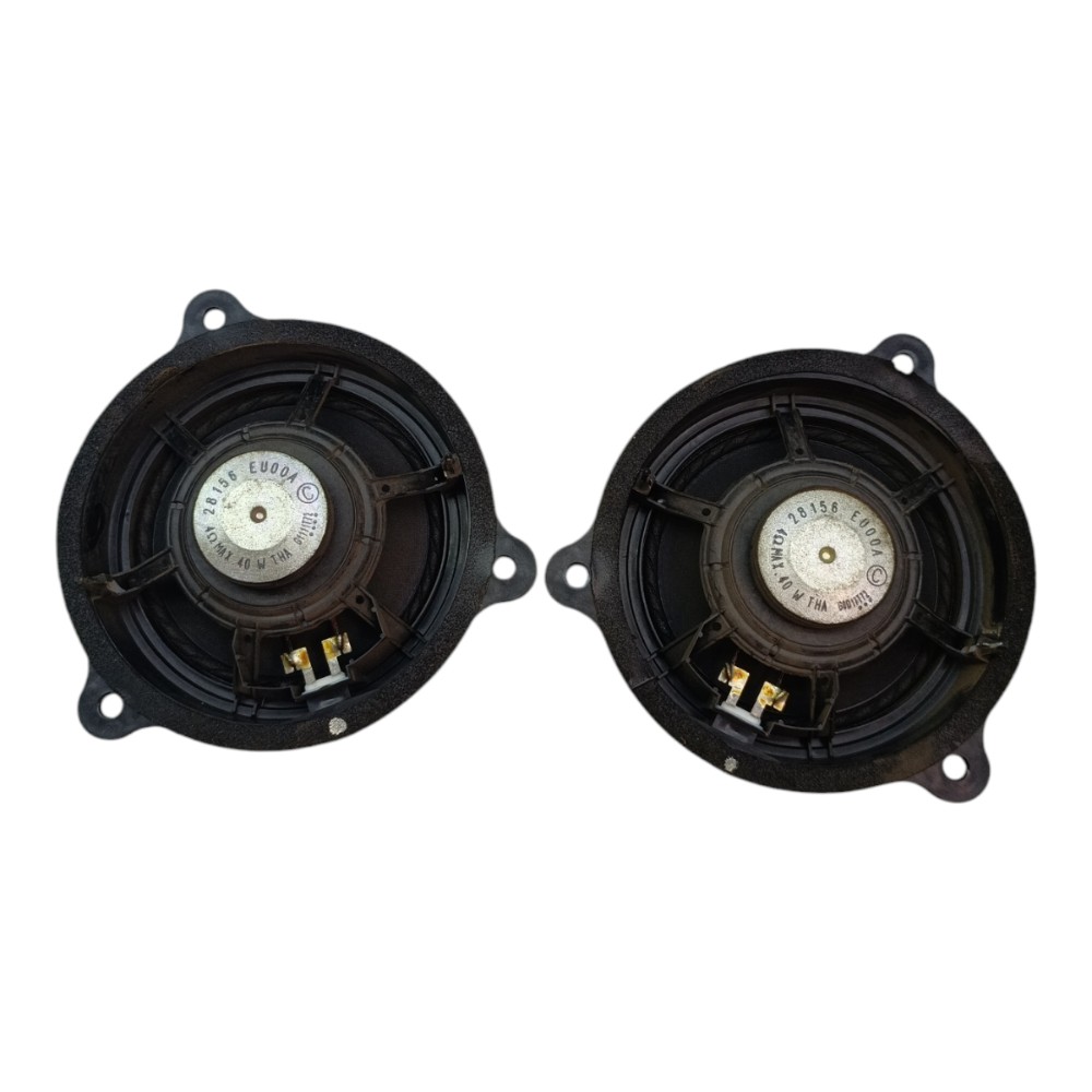 Par Alto Falante Porta Nissan Tiida 2007 2008 2009 10 11 12 Preto 5