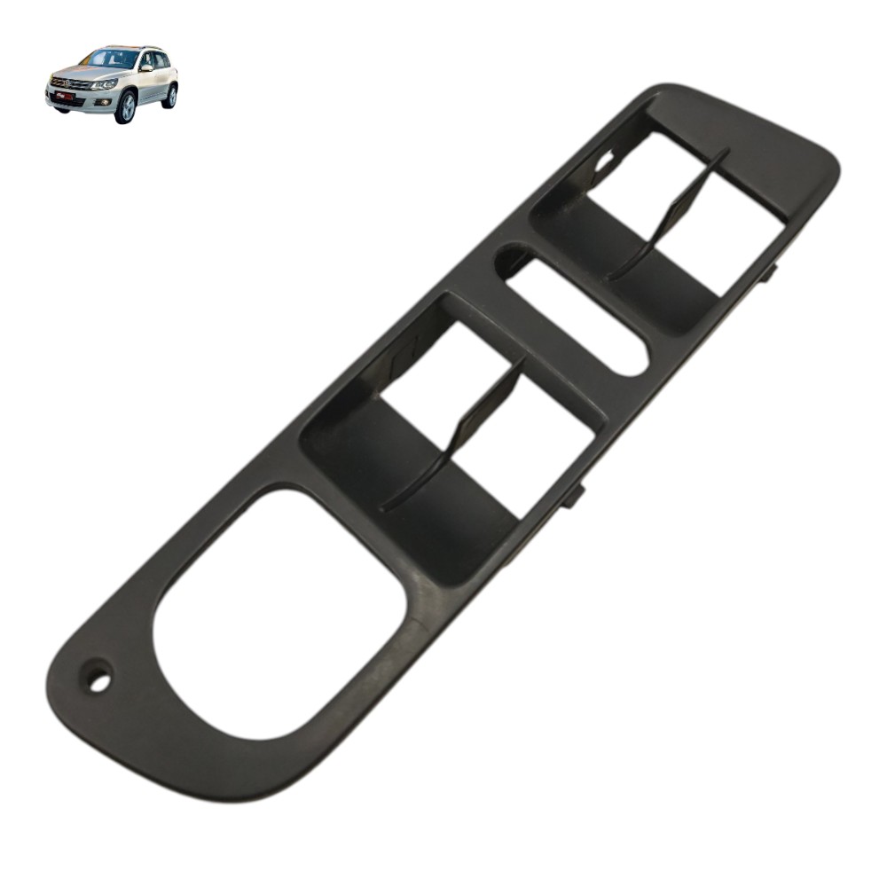 Moldura Comando Vidro Dianteira Esquerda Vw Tiguan 2011 2012 1