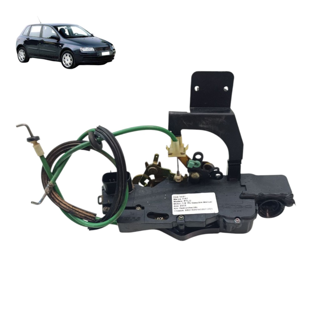 Fechadura Porta Dianteira Esquerda Fiat Stilo 2003 2004 2005 1