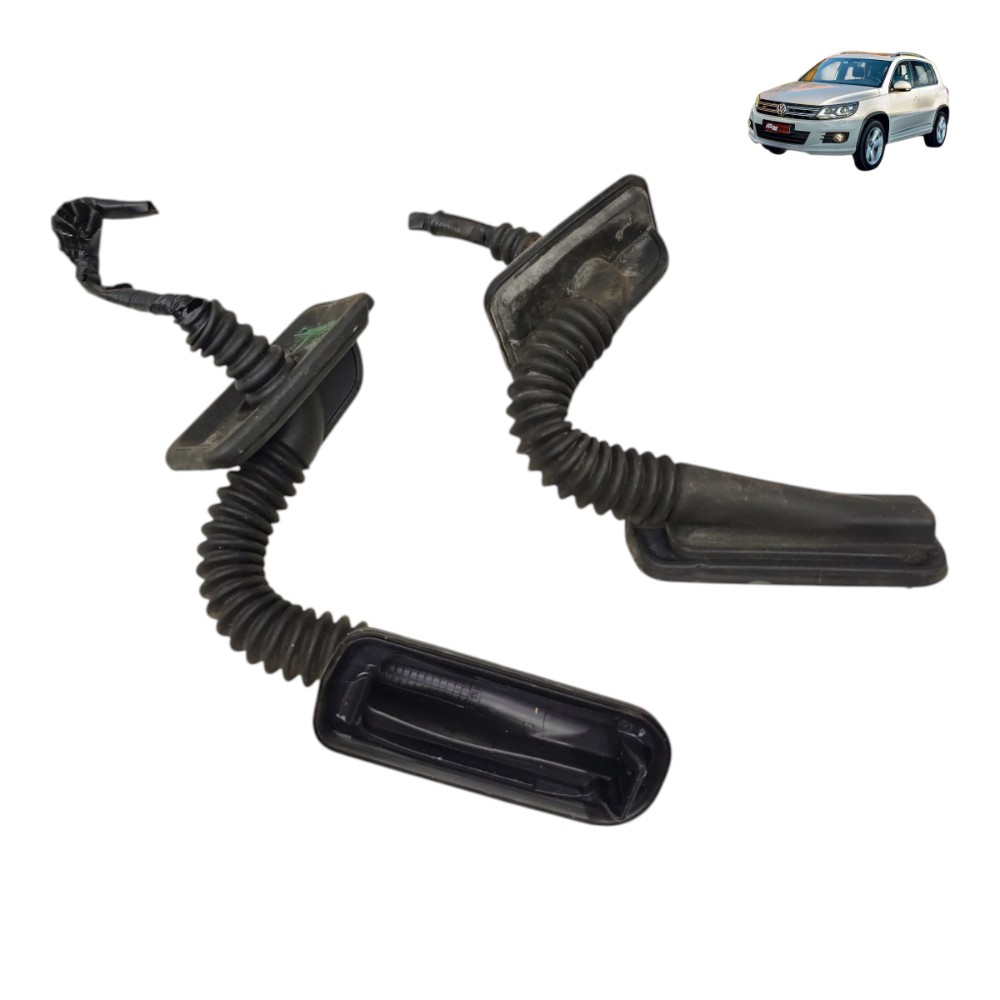 Par Coifa Passa Fio Porta Traseira Vw Tiguan 2011 2012 2013 1