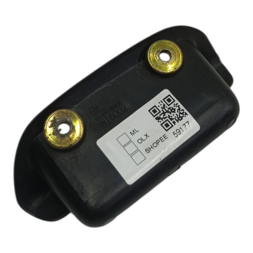 Puxador Interno Porta Traseira Esquerda Gm Corsa 2003 2002 Preto Traseira 3