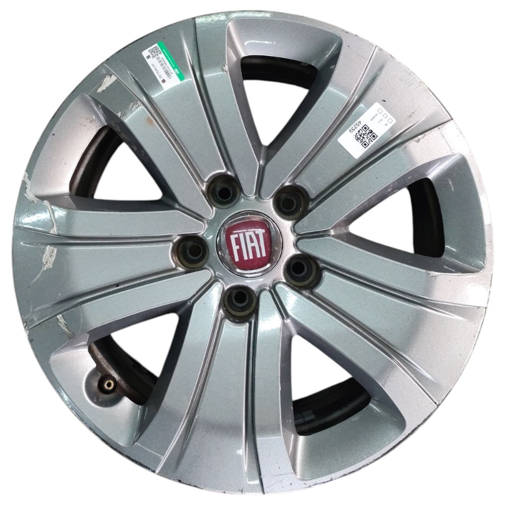 Jogo Roda Aro 16 Fiat Toro 1.8 2018 2019 2020 5×110 Cinza 2