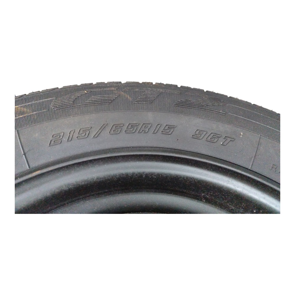 Roda ferro estepe com pneu Chrysler Grand Caravan 2000 2001 4
