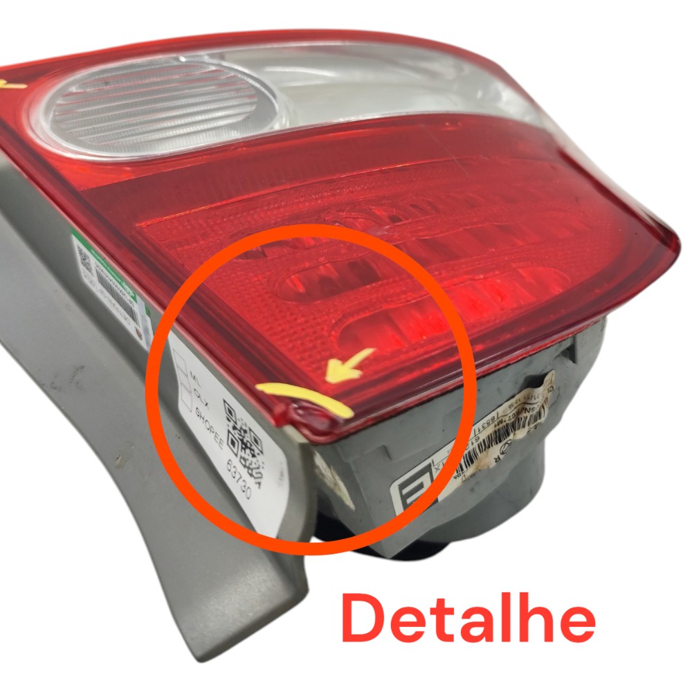 Lanterna Esquerda Carroceria Honda Civic 2007 2008 Detalhe Esquerdo/motorista 4
