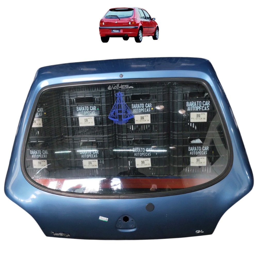 Tampa traseira Ford Fiesta Hatch 1999 2000 2001 2002 1