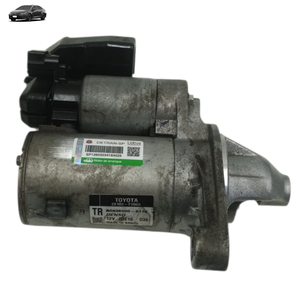 Motor arranque partida toyota corolla 2021 2022 2023 2024