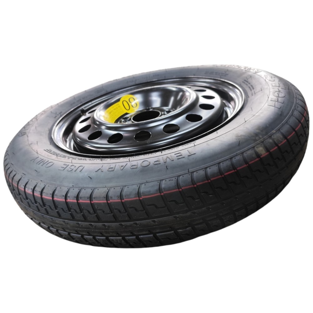 Roda Estepe Fino Aro 16 5×114,3 Hyundai Creta 2026 2025 Preto 3