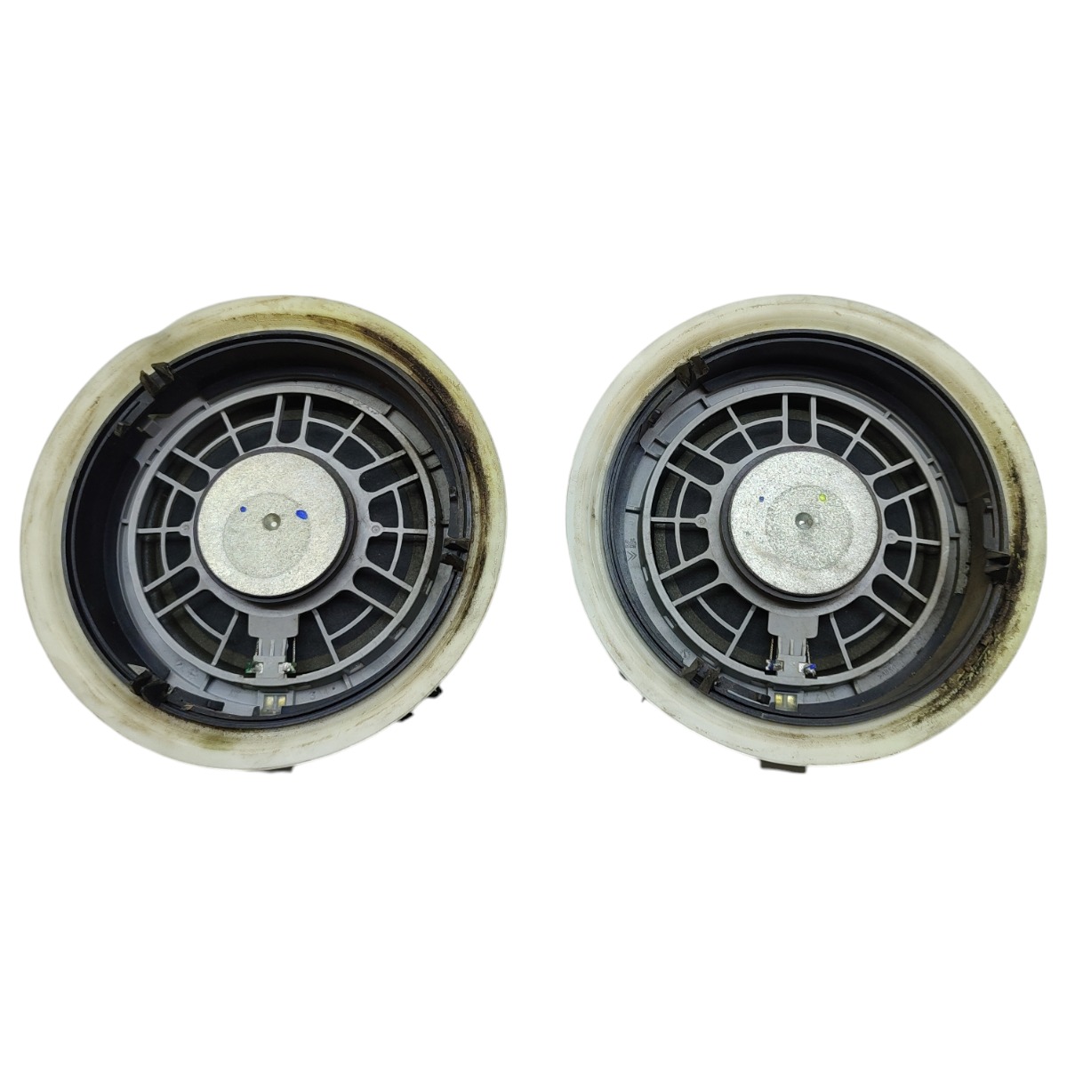 Par Alto Falante Porta Traseira Citroen C4 Lounge 2014 2015 Preto 2