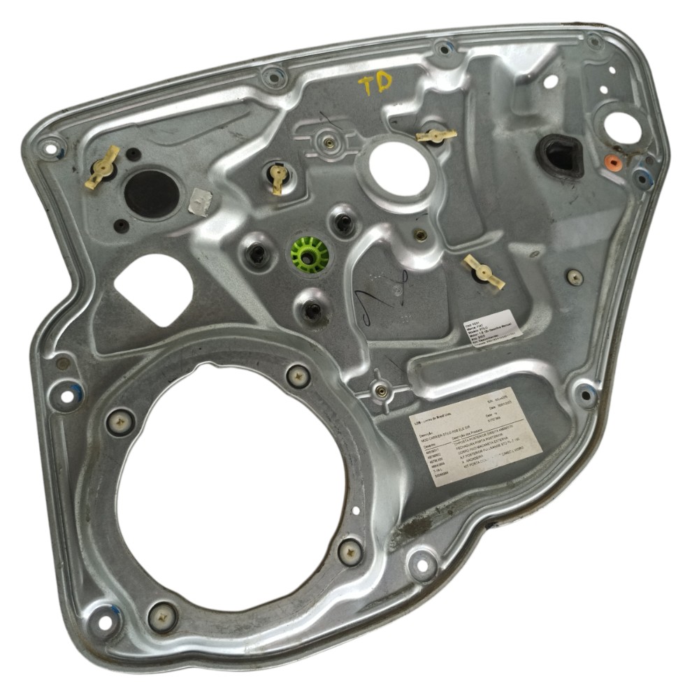 Máquina Vidro Porta Traseira Direita Fiat Stilo 2003 04 05 3