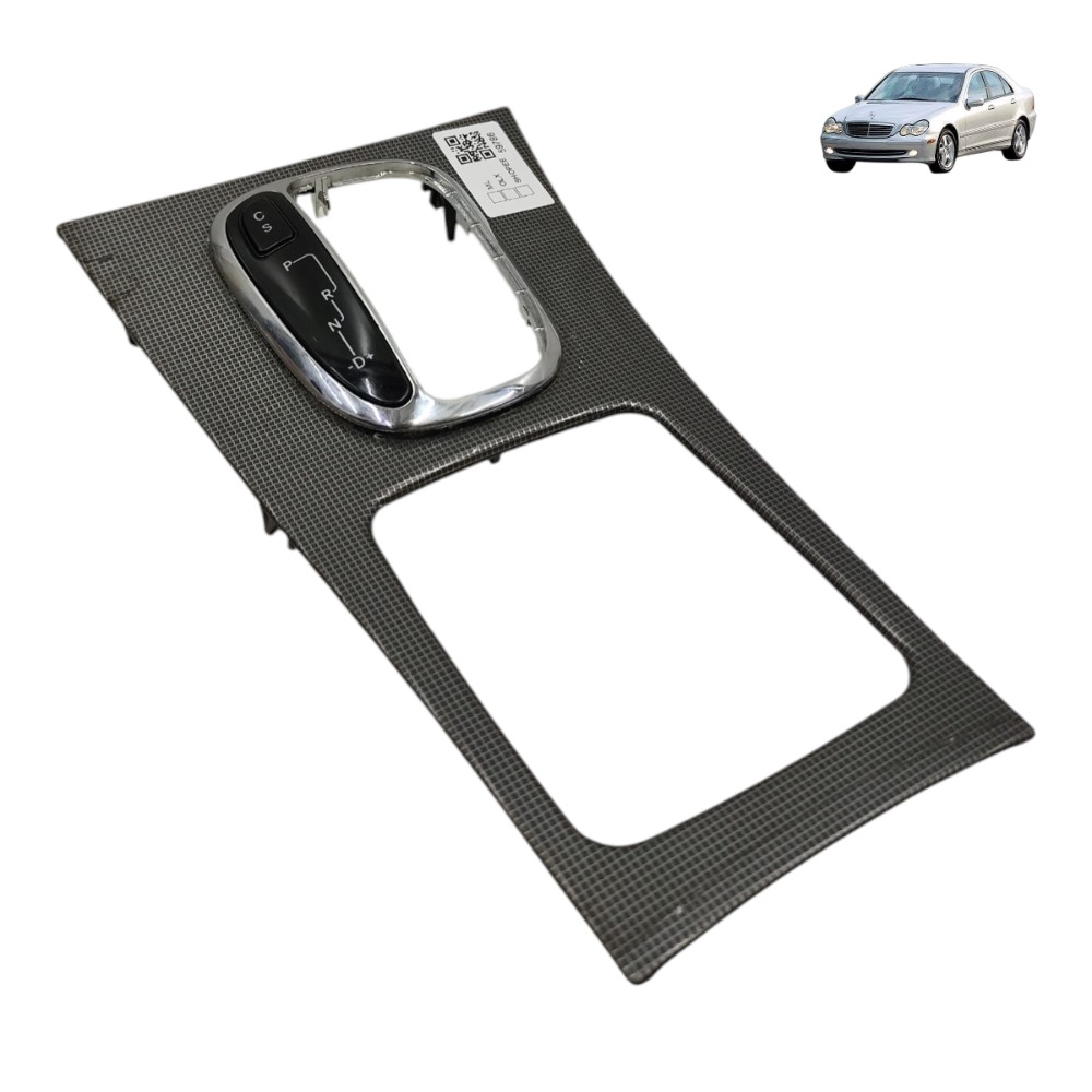 Moldura alavanca câmbio trambulador Mercedes c230k 2003 2004