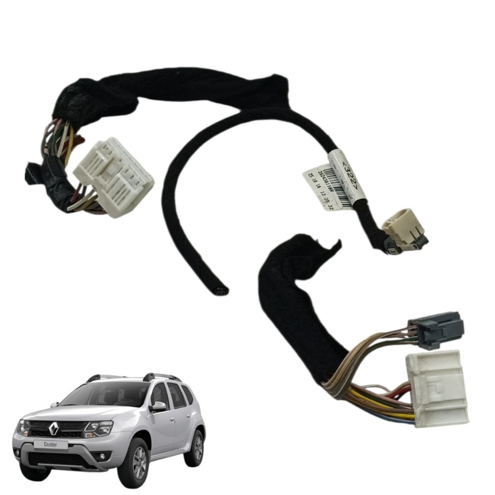 Jogo Plug Conector Radio Renault Duster 2014 Até 2020