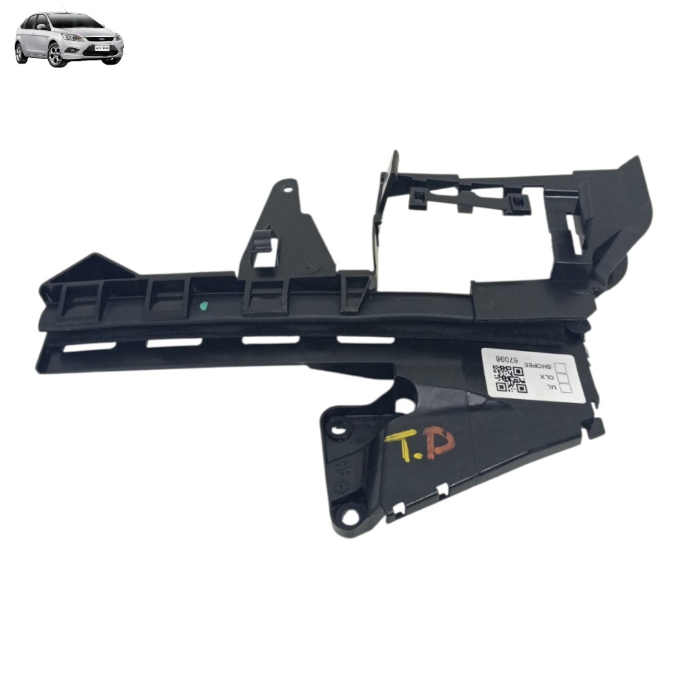 Guia Vidro Traseira Direita Ford Focus 2013 2012 2011 2010 Preto