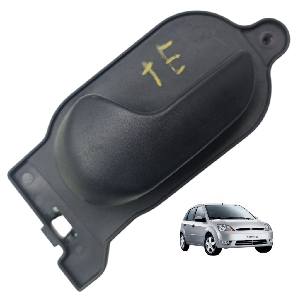 Maçaneta Interna Esquerda Ford Fiesta 2003 2004 2005 2006 07 Preto Dianteira/traseira 1