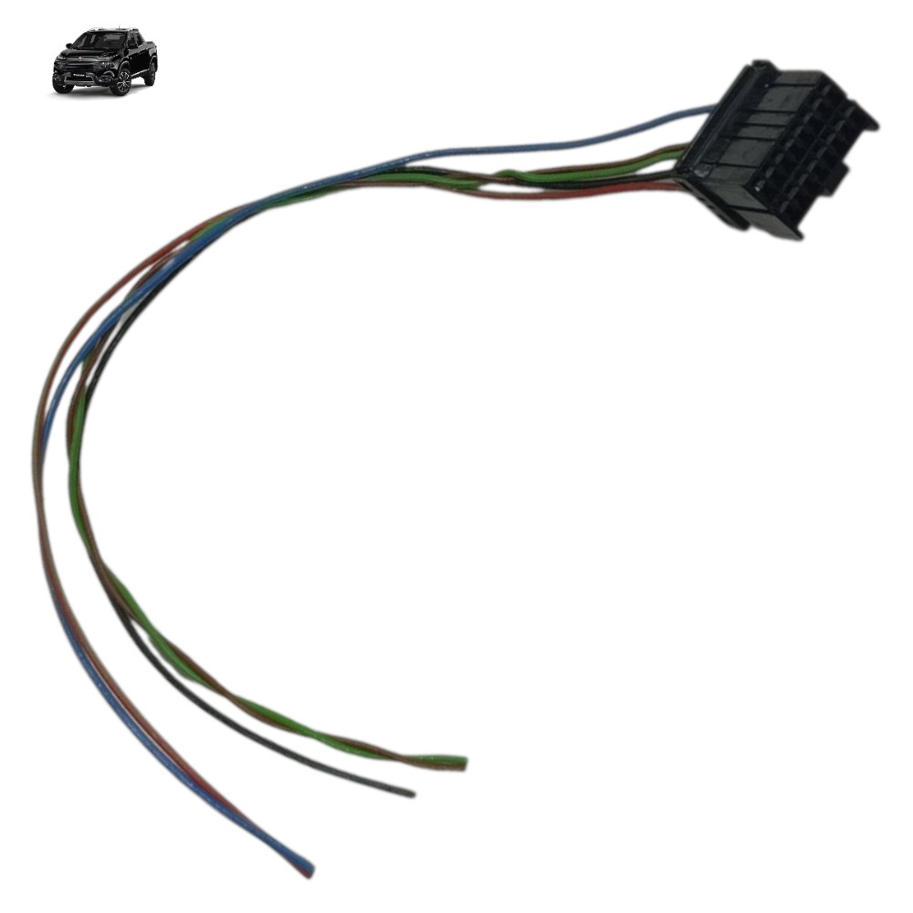 Plug Conector Módulo Sensor Pressão Pneu Fiat Toro 2019 2020 1